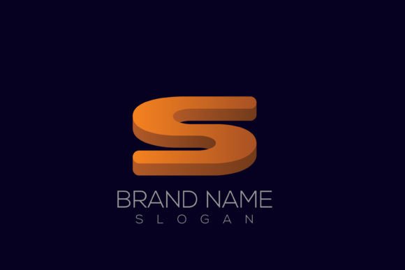 3D Letter S Logo Vector: A Modern Design Asset for Branding