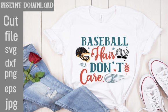 Craft a Winning Look with the Baseball Hair Don't Care SVG