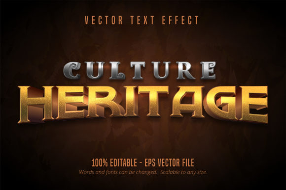 Culture Heritage Text Effect: Ancient Style, Modern Editability
