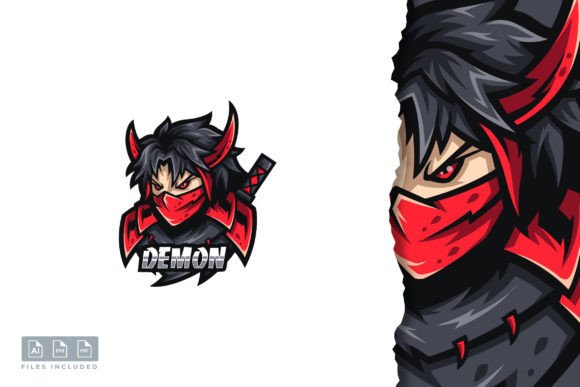 Demon Logo Template: Power Up Your Game and Brand Identity