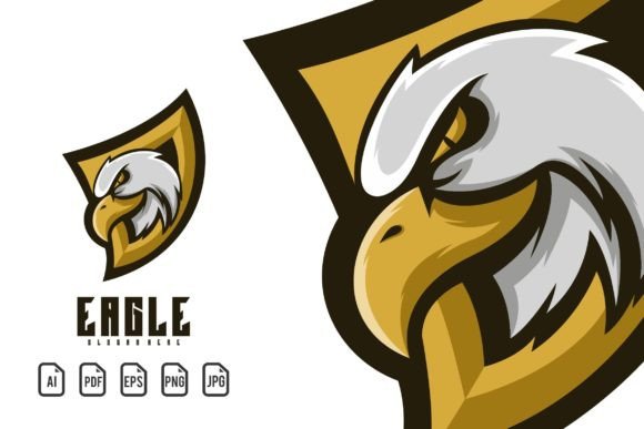 Eagle Mascot Logo: A Versatile Vector Template for Designers