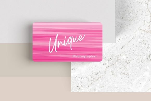 Editable Canva Business Card #68: Your Networking Game-Changer