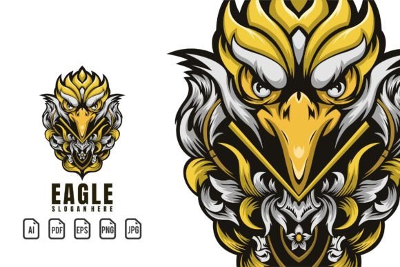 Illustration Eagle Head Vintage: A Timeless Design Asset