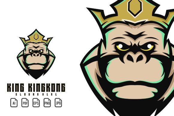 King Kingkong Mascot Logo: Unleash a Powerful Brand Identity