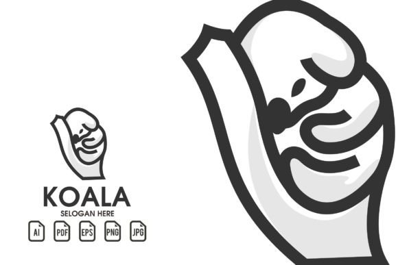 Koala Logo Template: Your Adaptable Vector Mascot