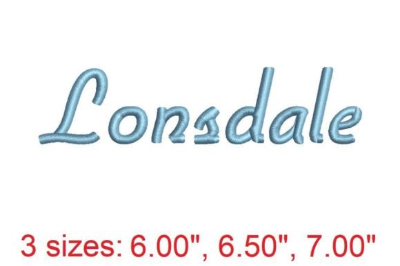 Lonsdale: A Precision Embroidery Font for Your Creative Vision