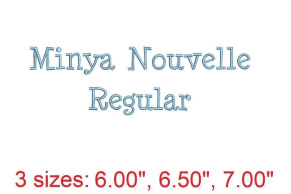 Minya Nouvelle RG: Crafting Timeless Elegance with a Modern Embroidery Font