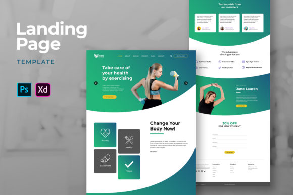 Modern 3D Landing Page Templates for Visual Impact