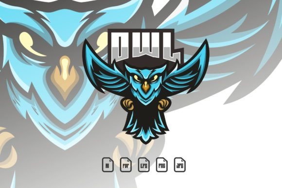 Owl Mascot Logo: A Versatile Vector Template for Dynamic Branding
