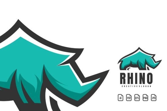 The Power of the Rhino Mascot Logo: A Vector Template for Dynamic Brands