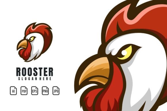 The Rooster Mascot Logo: A Fierce Vector Template for Every Creator