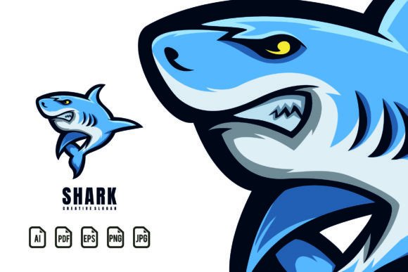 Unleash the Beast: Crafting a Fearless Brand with Shark Mascot Logos