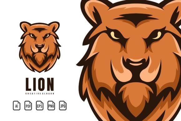 Unleash Your Brand's Power with a Lion Mascot Logo