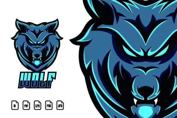 Unleash Your Brand's Power with the Wolf Mascot Logo