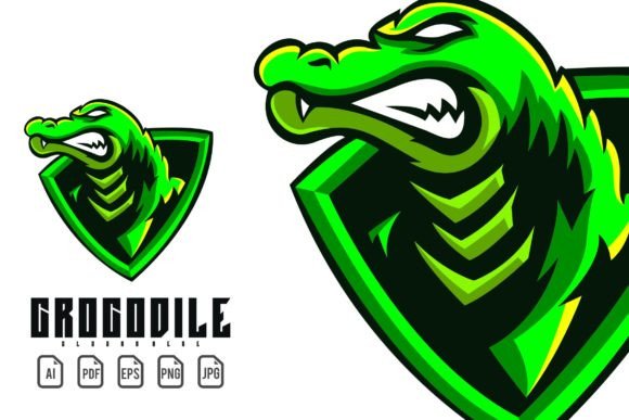 Unleash Your Brand with a Powerful Crocodile Mascot Logo