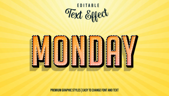 Unlocking Creative Potential with Day of the Week-Illustrator Text Effect