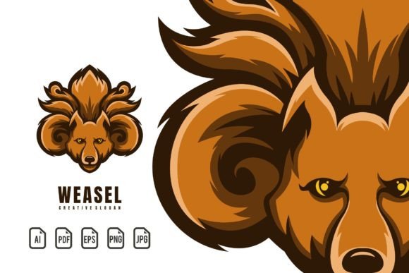 Weasel Mascot Logo: A Vector Template for Dynamic Branding